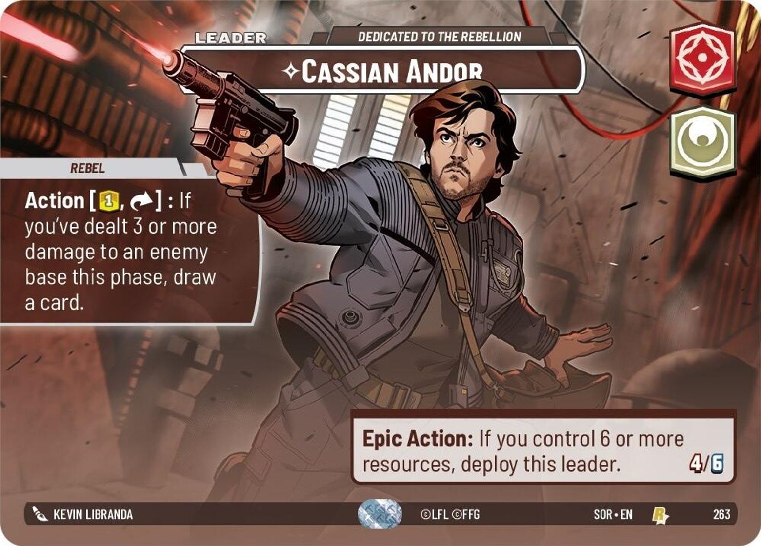 Cassian Andor, Dedicated to the Rebellion — Spark of Rebellion 263