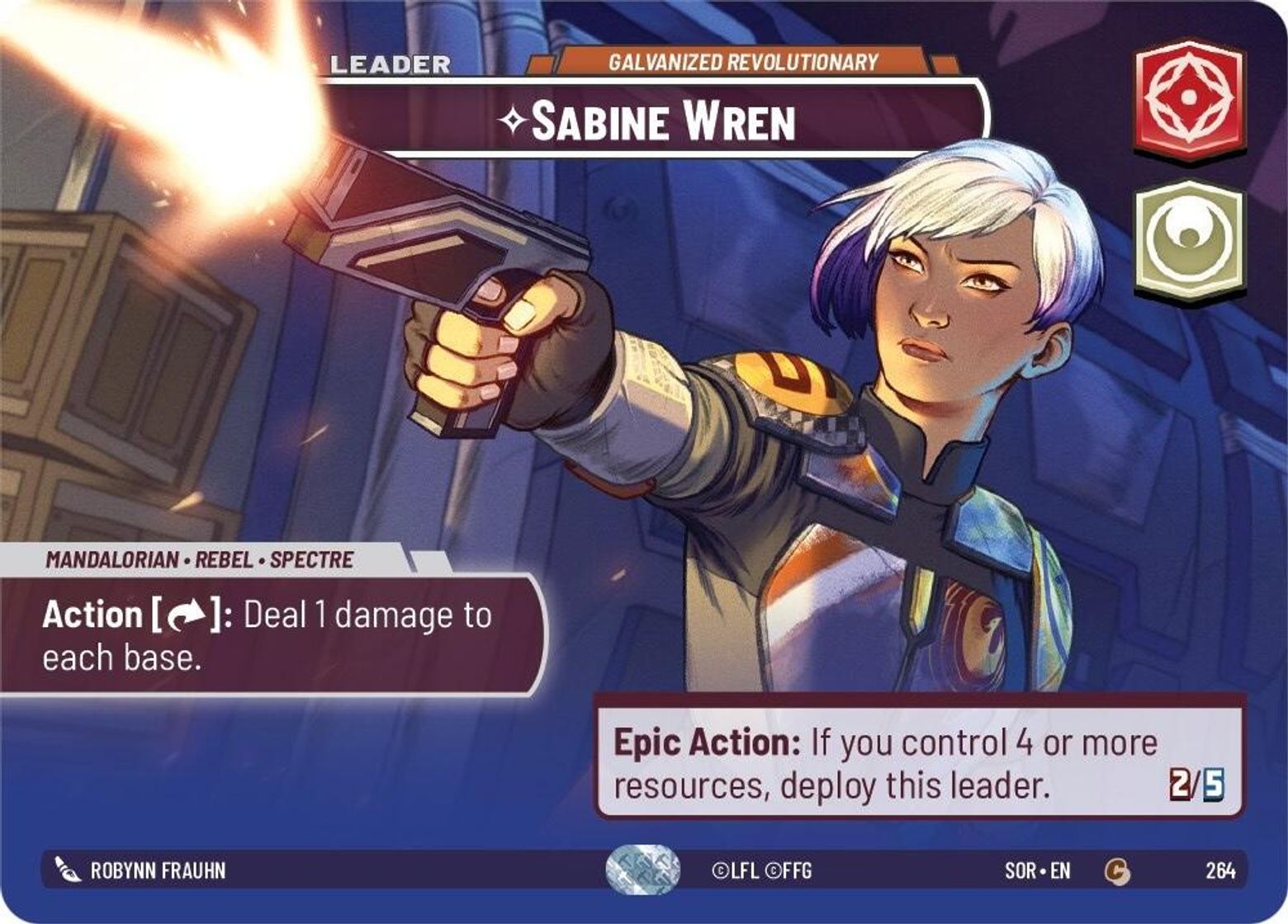 Sabine Wren, Galvanized Revolutionary — Spark of Rebellion 264