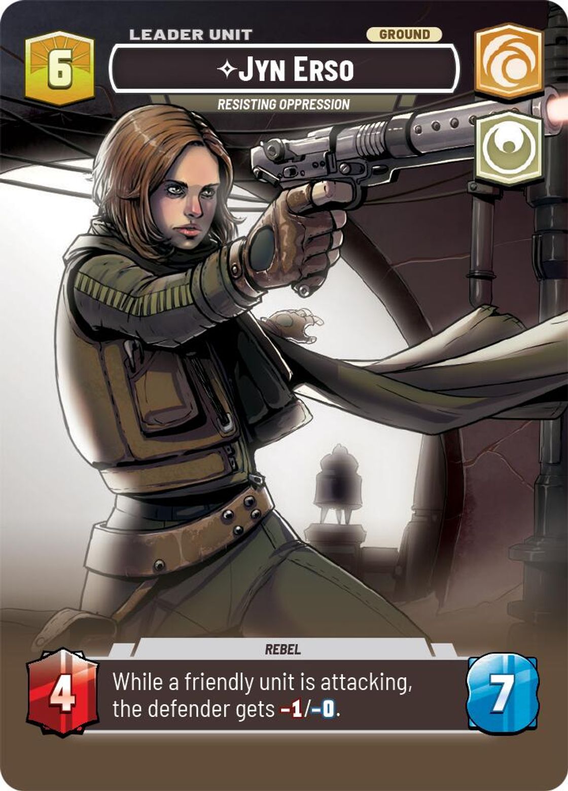 Jyn Erso, Resisting Oppression (verso)