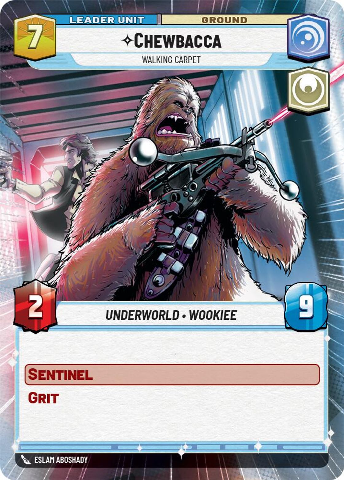 Chewbacca, Walking Carpet (verso)