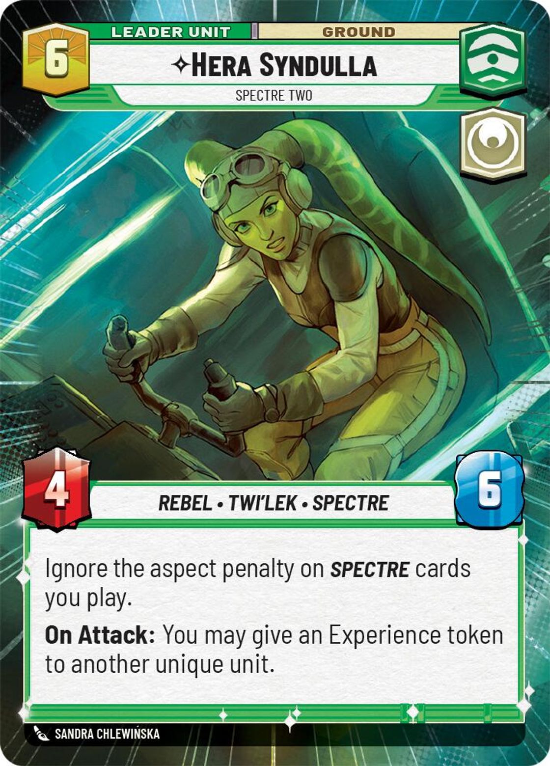 Hera Syndulla, Spectre Two (verso)