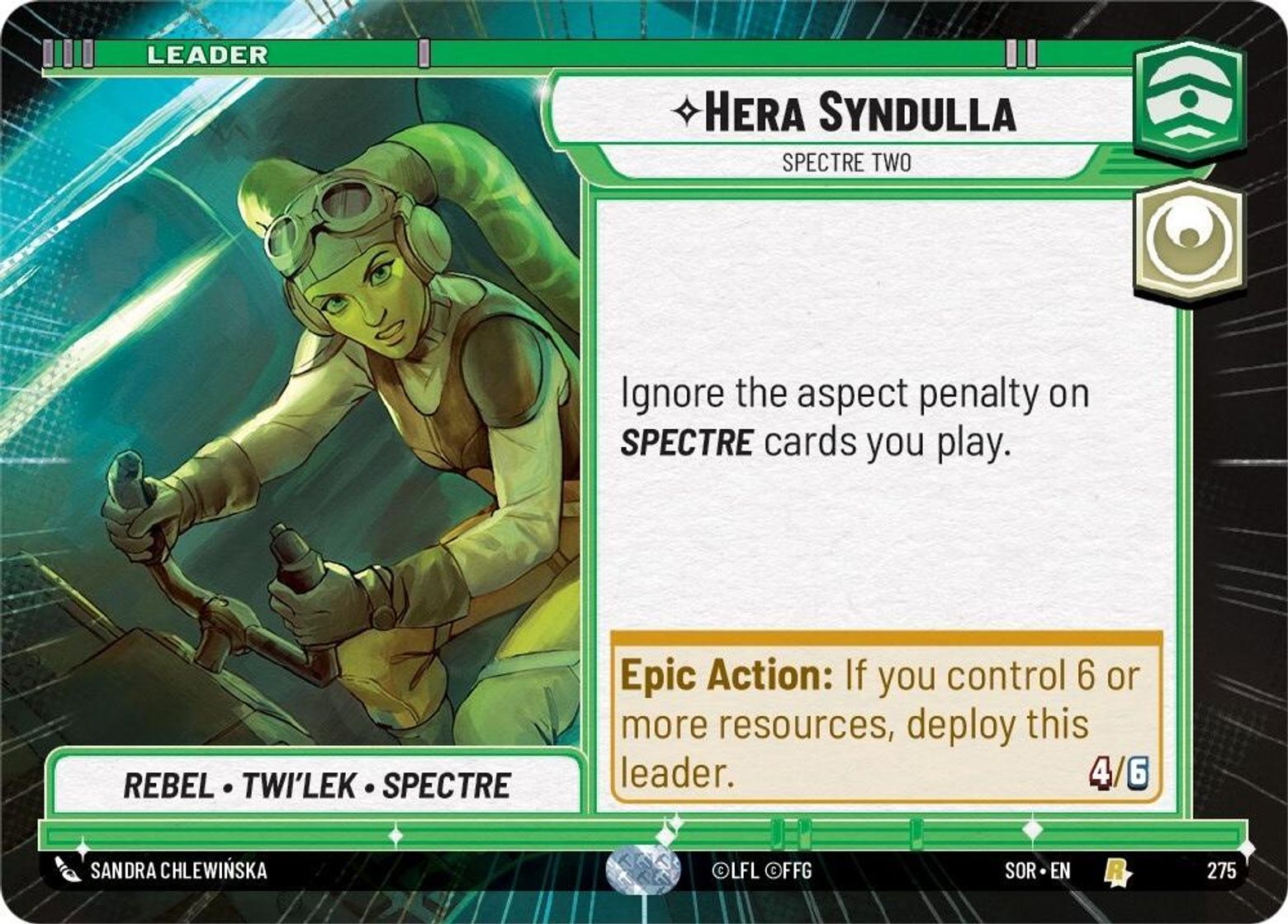 Hera Syndulla, Spectre Two — Spark of Rebellion 275