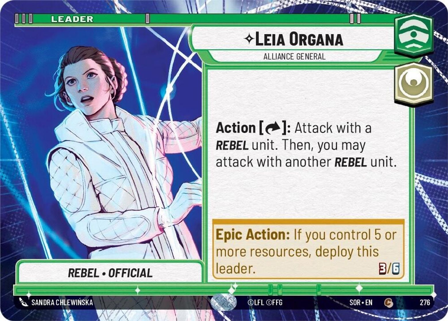 Leia Organa, Alliance General — Spark of Rebellion 276