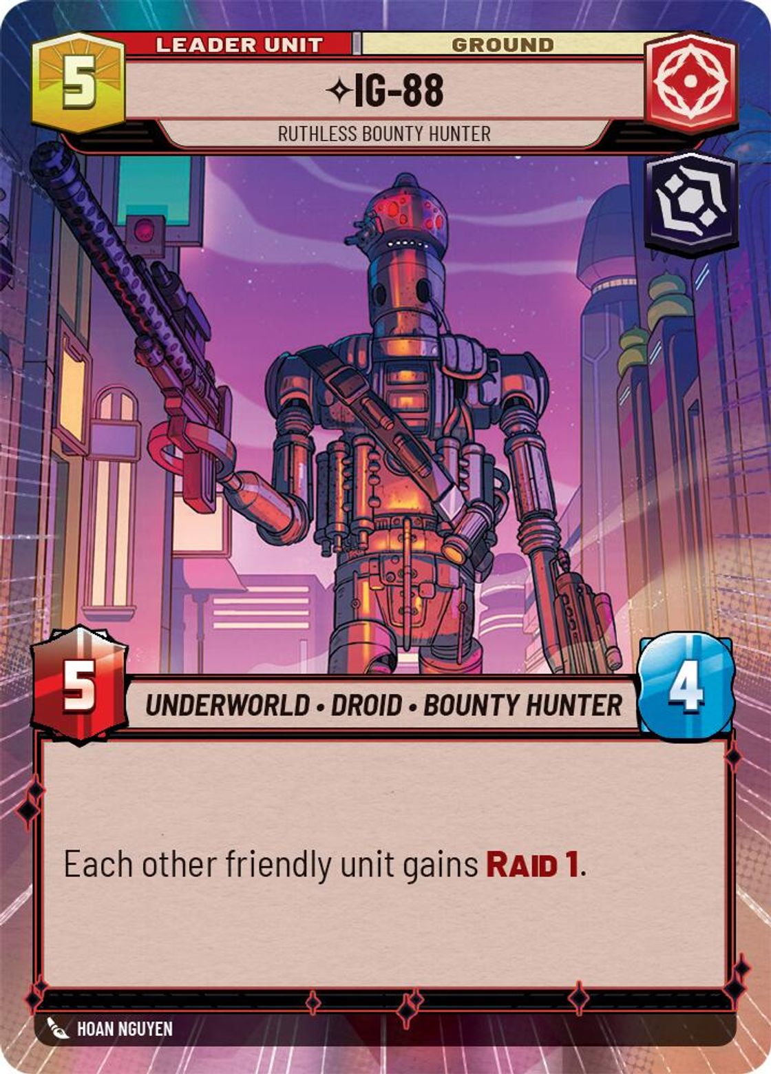 IG-88, Ruthless Bounty Hunter (verso)