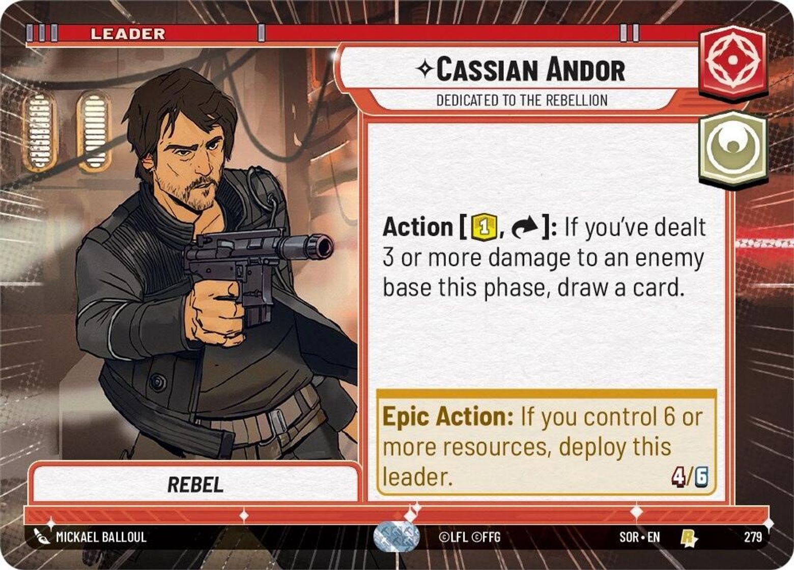 Cassian Andor, Dedicated to the Rebellion — Spark of Rebellion 279