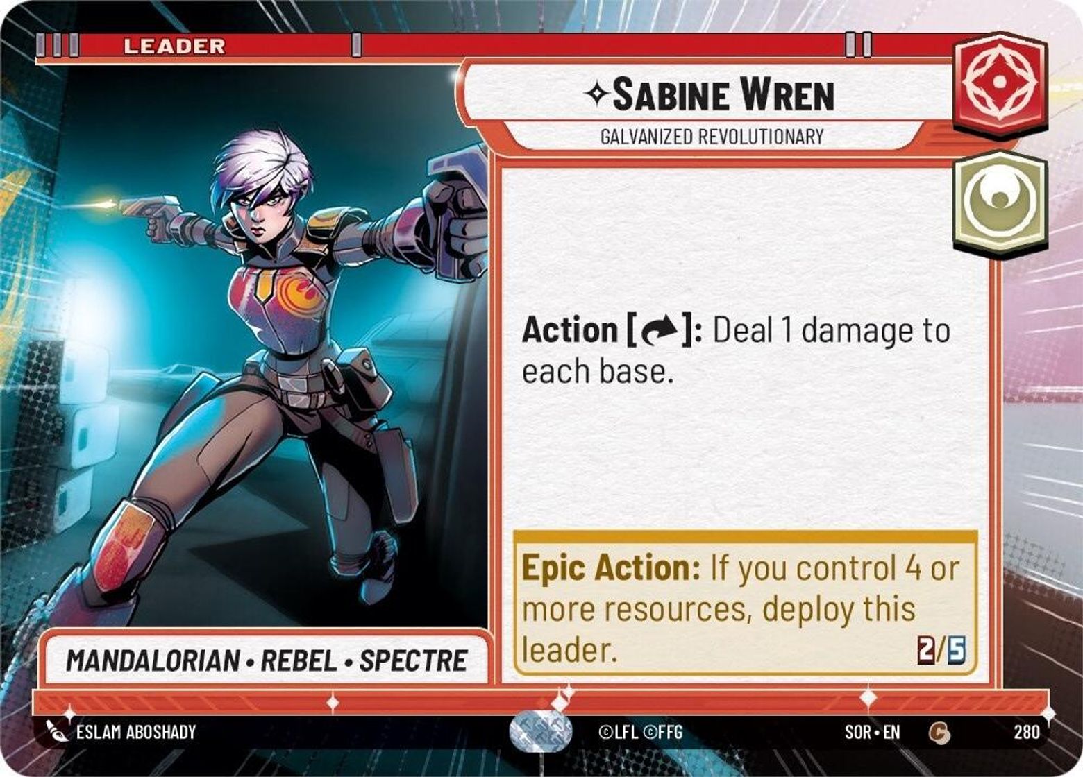 Sabine Wren, Galvanized Revolutionary — Spark of Rebellion 280
