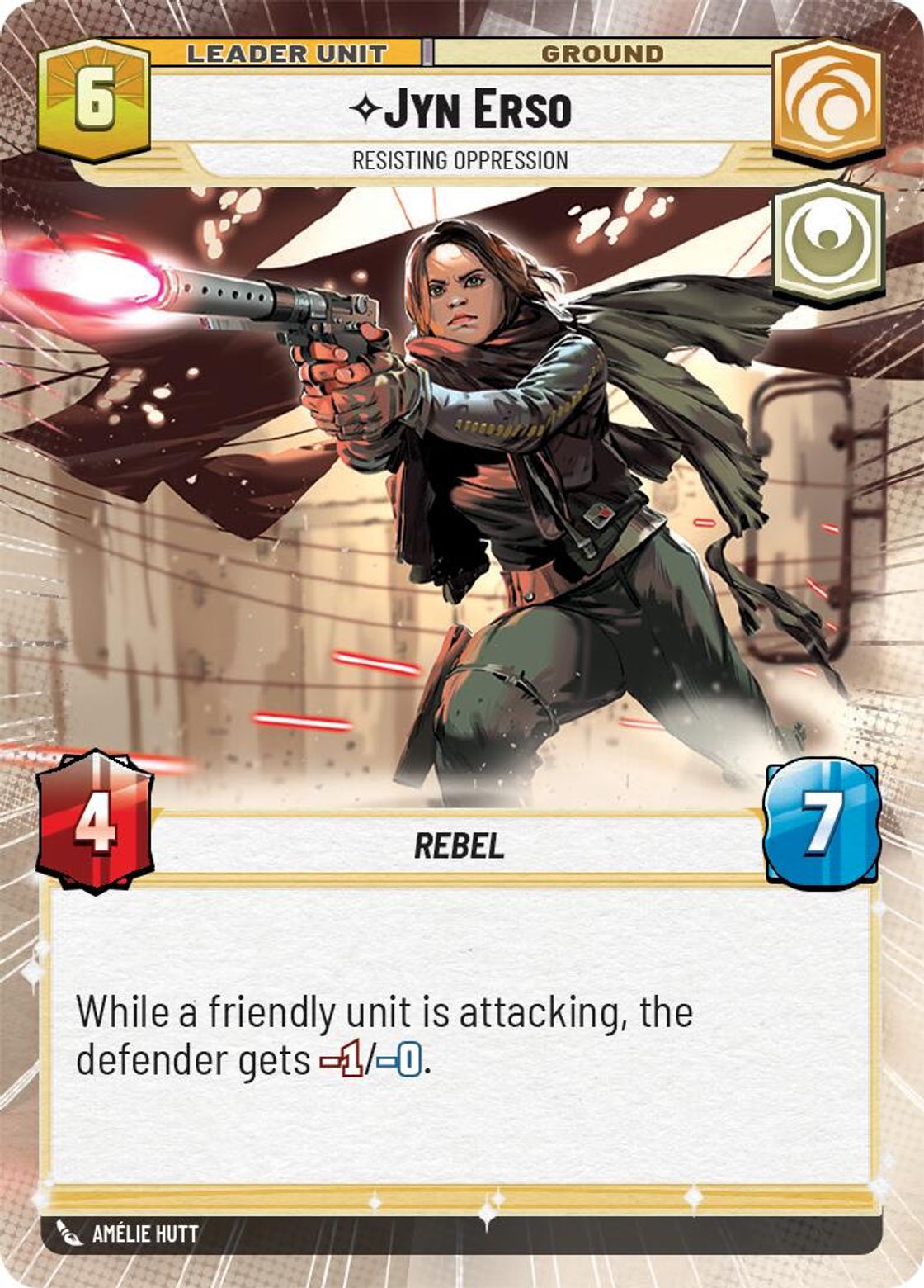 Jyn Erso, Resisting Oppression (verso)