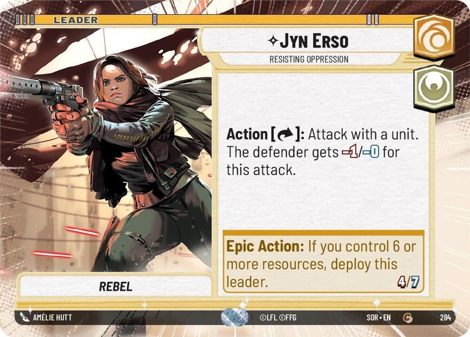 Jyn Erso, Resisting Oppression — Spark of Rebellion 284
