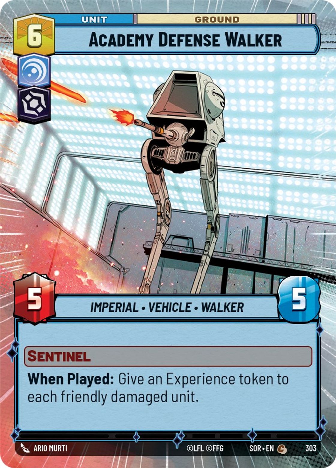 Academy Defense Walker — Spark of Rebellion 303