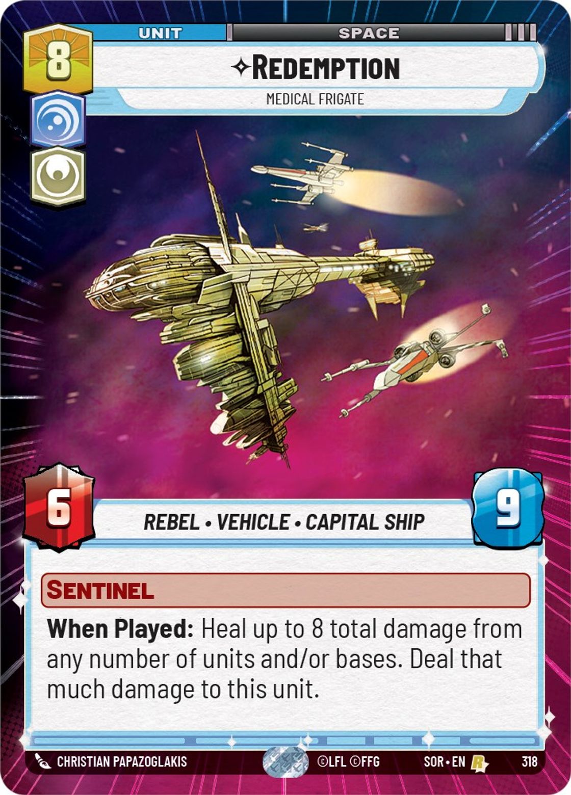 Redemption, Medical Frigate — Spark of Rebellion 318
