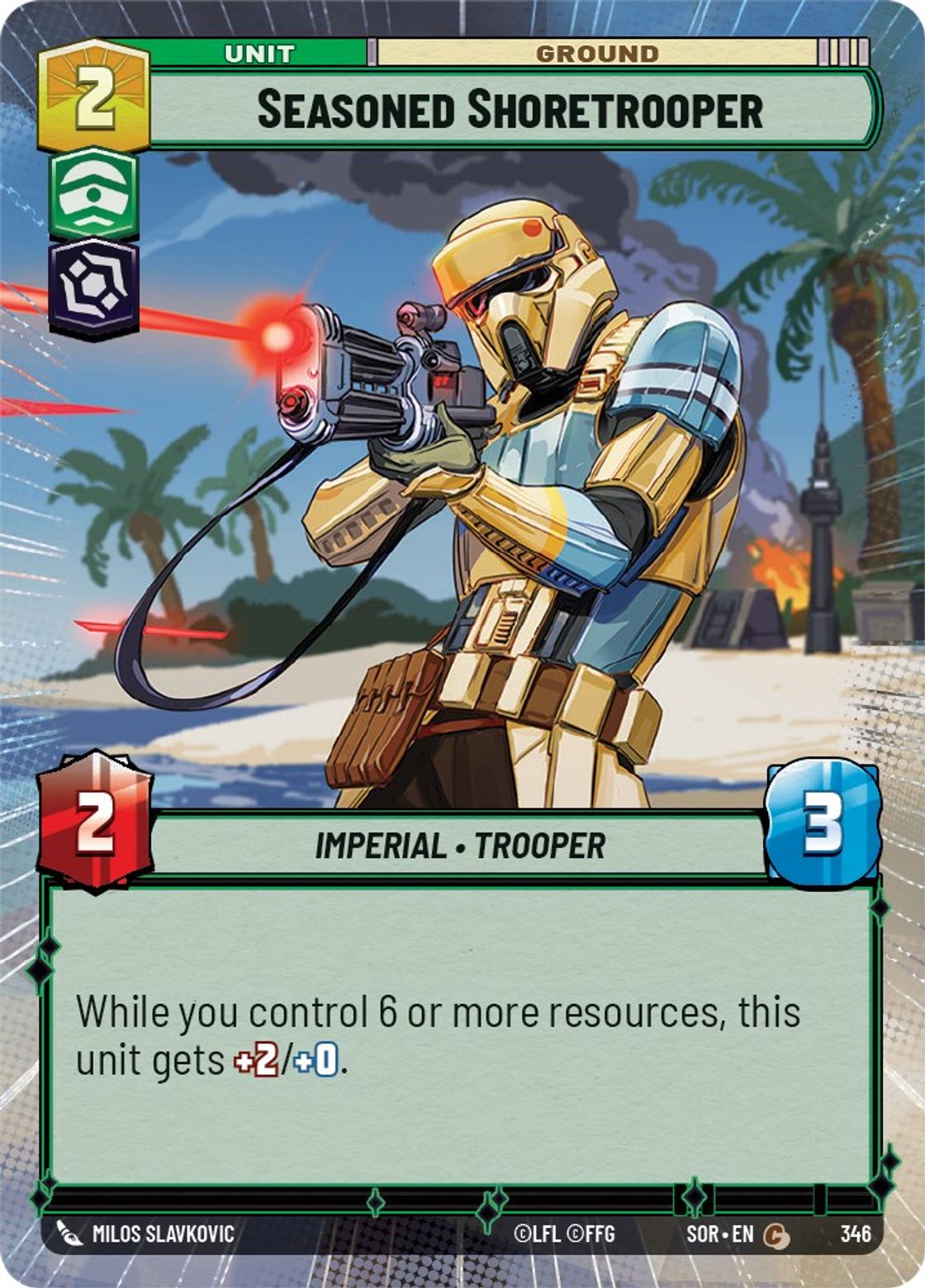 Seasoned Shoretrooper — Spark of Rebellion 346