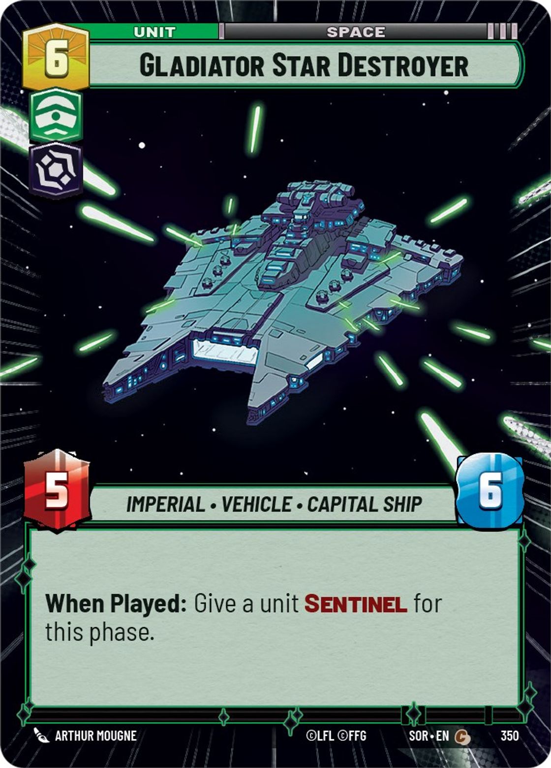 Gladiator Star Destroyer — Spark of Rebellion 350