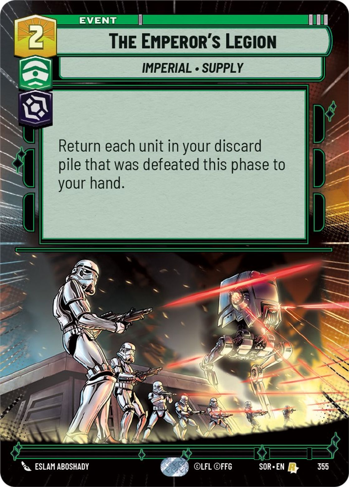 The Emperor's Legion — Spark of Rebellion 355