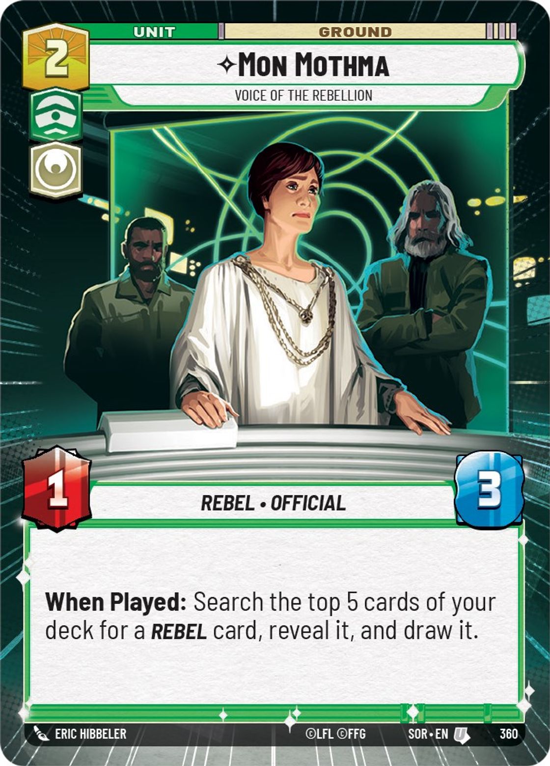 Mon Mothma, Voice of the Rebellion — Spark of Rebellion 360