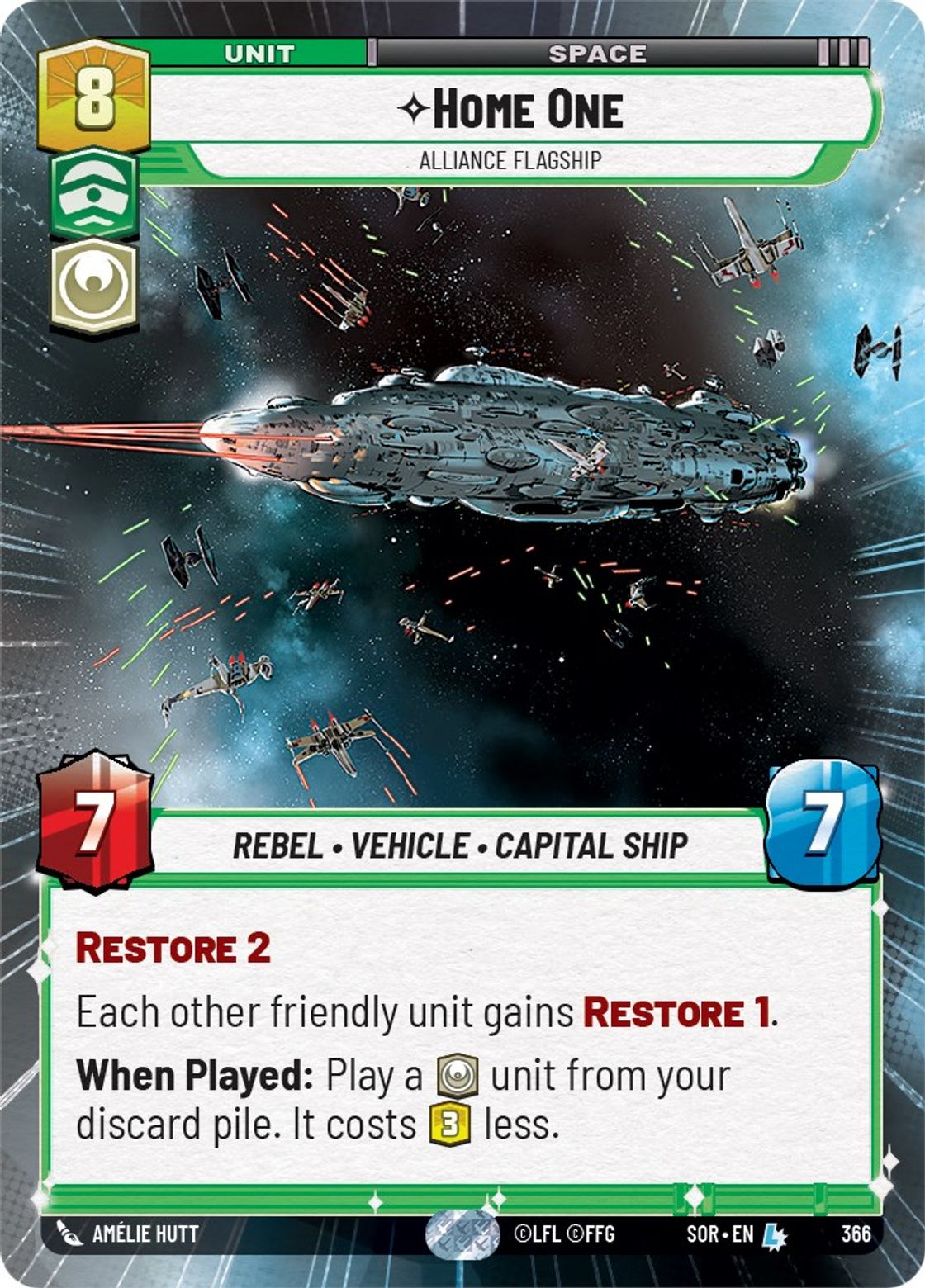 Home One, Alliance Flagship — Spark of Rebellion 366