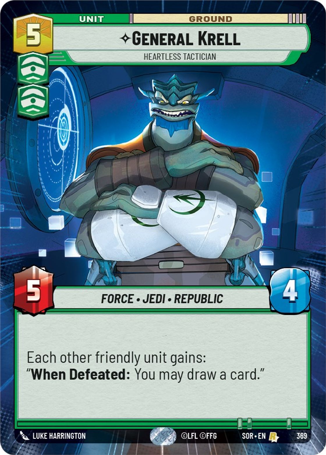 General Krell, Heartless Tactician — Spark of Rebellion 369