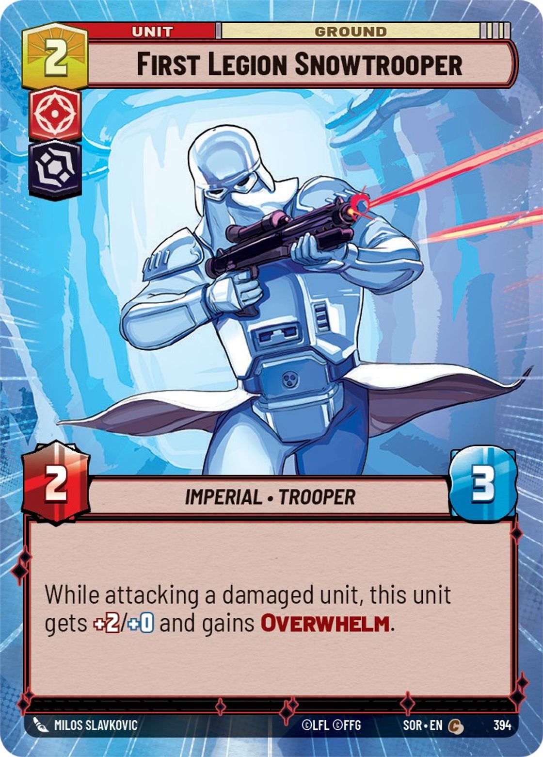 First Legion Snowtrooper — Spark of Rebellion 394