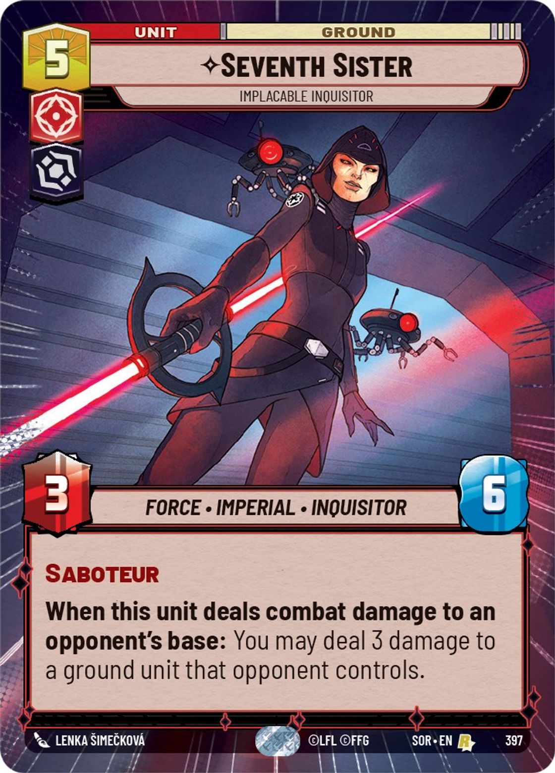 Seventh Sister, Implacable Inquisitor — Spark of Rebellion 397
