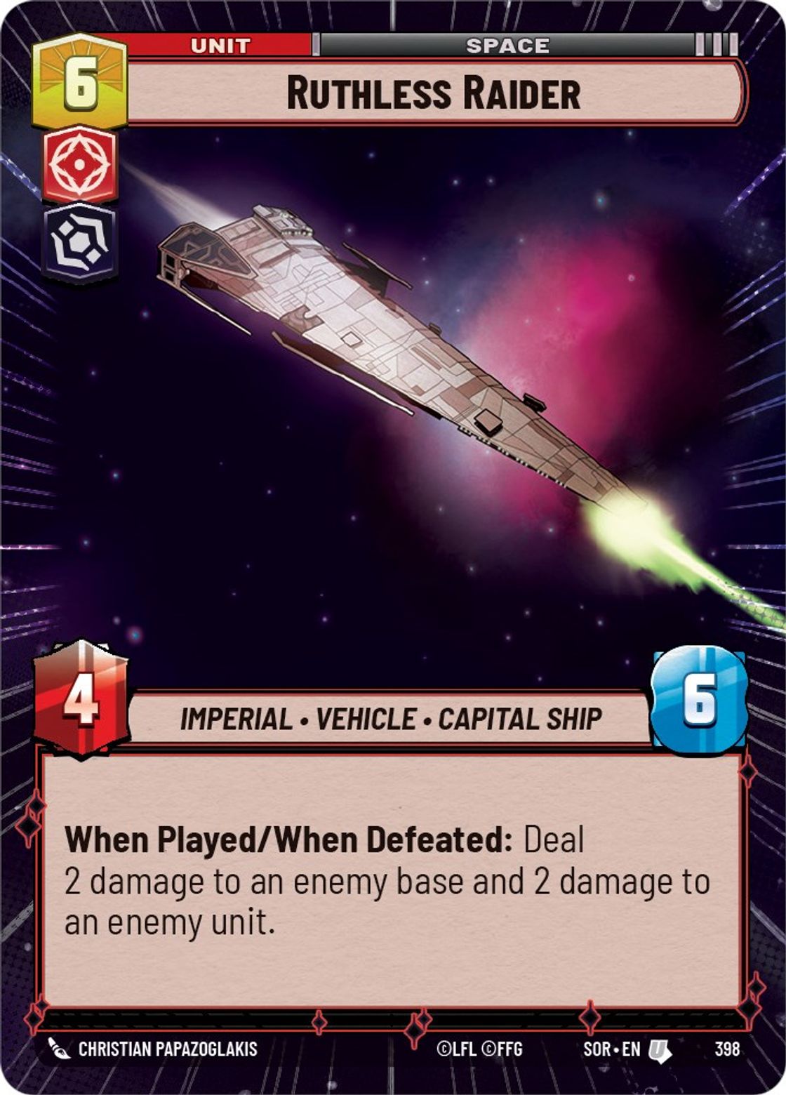 Ruthless Raider — Spark of Rebellion 398