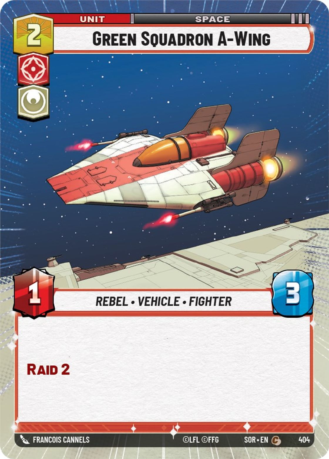 Green Squadron A-Wing — Spark of Rebellion 404