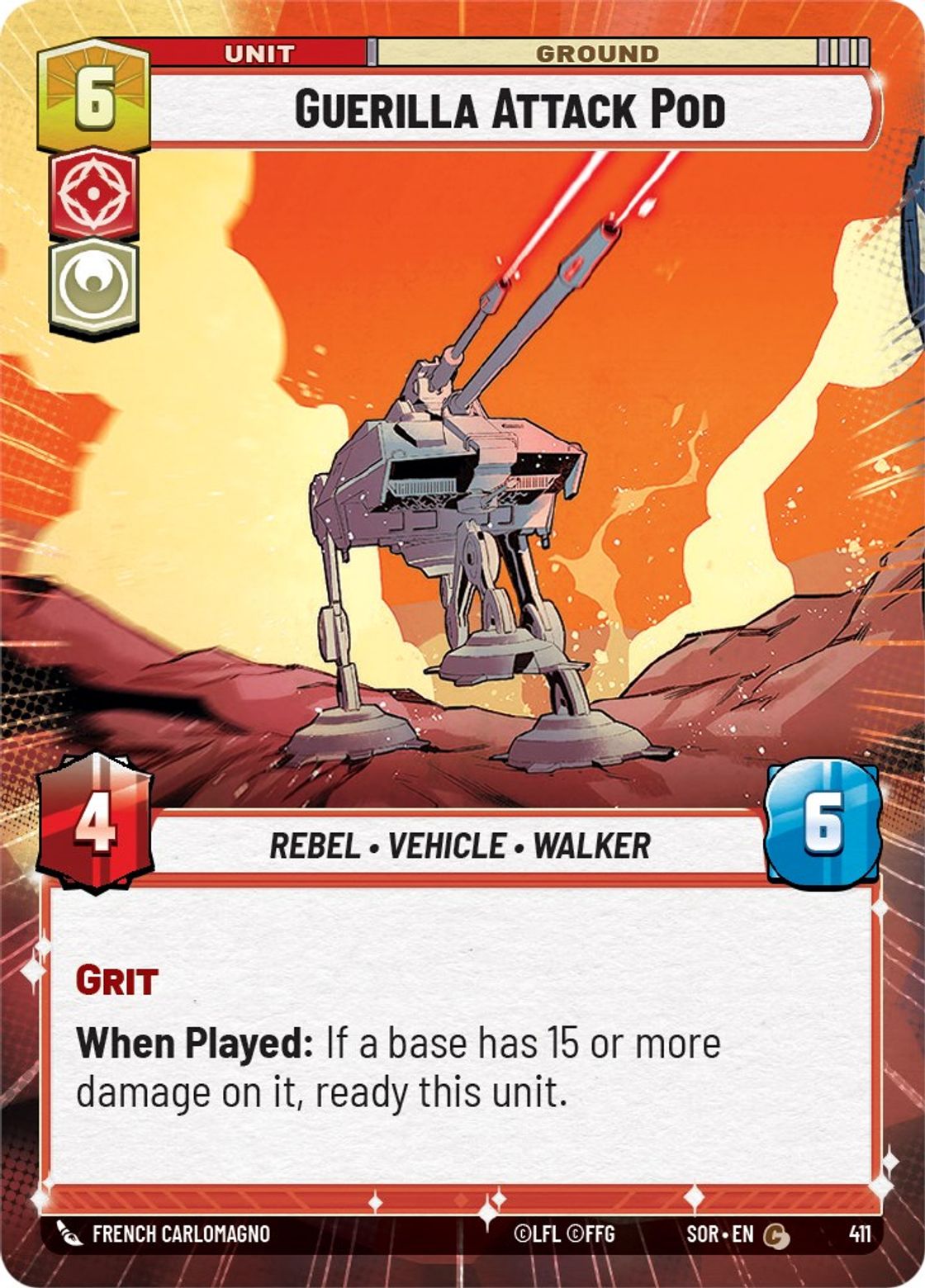 Guerilla Attack Pod — Spark of Rebellion 411