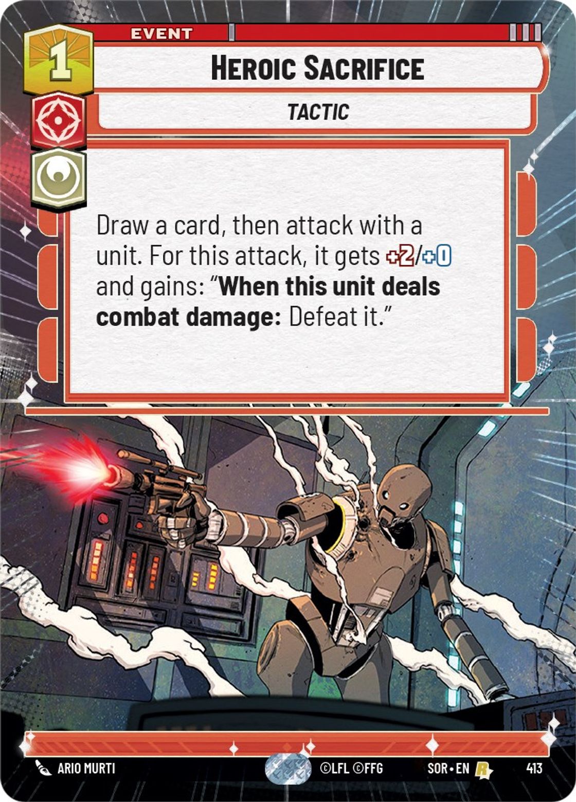 Heroic Sacrifice — Spark of Rebellion 413