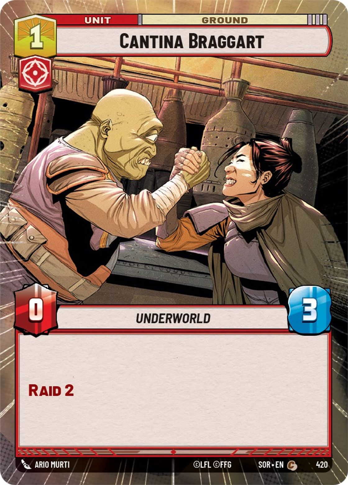 Cantina Braggart — Spark of Rebellion 420