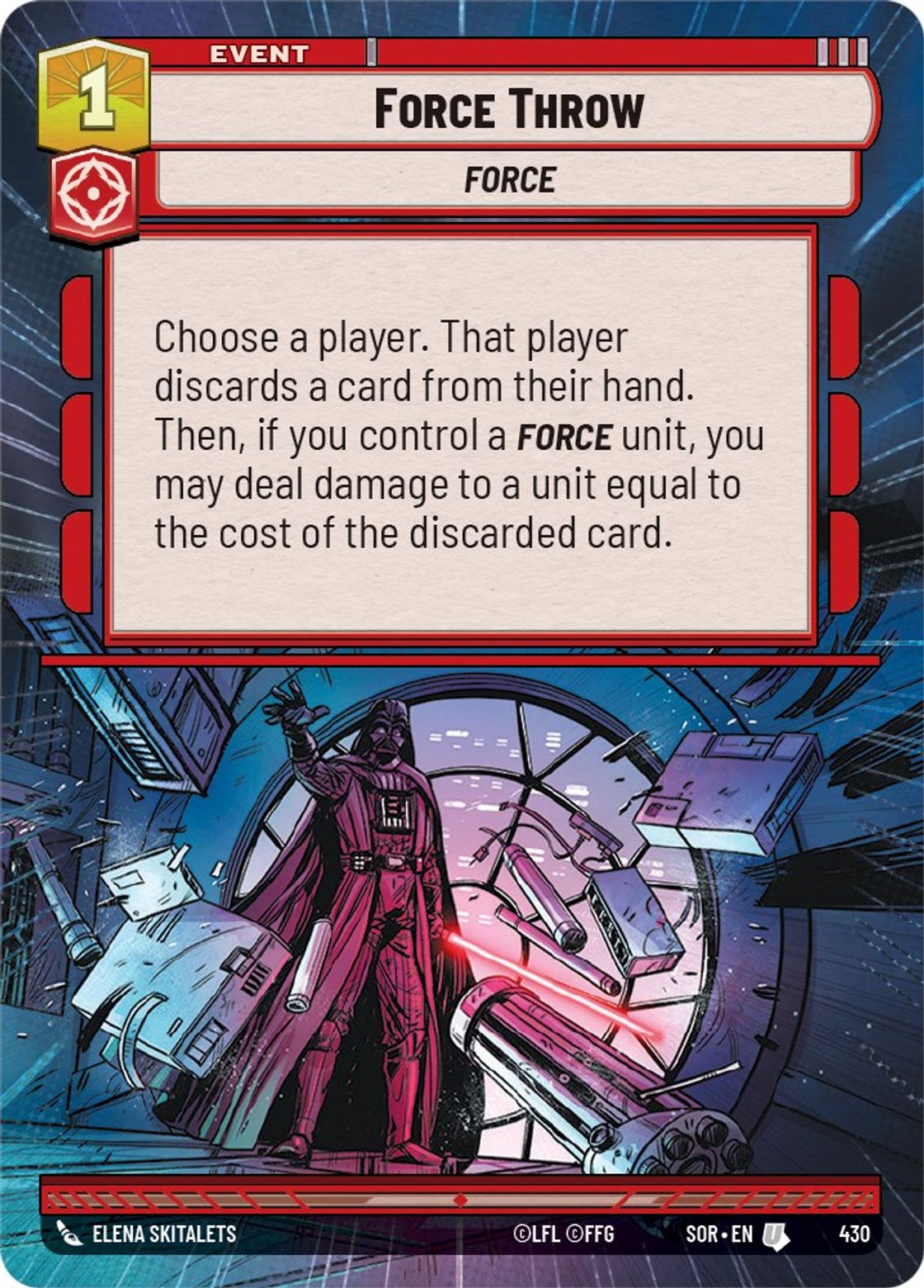 Force Throw — Spark of Rebellion 430
