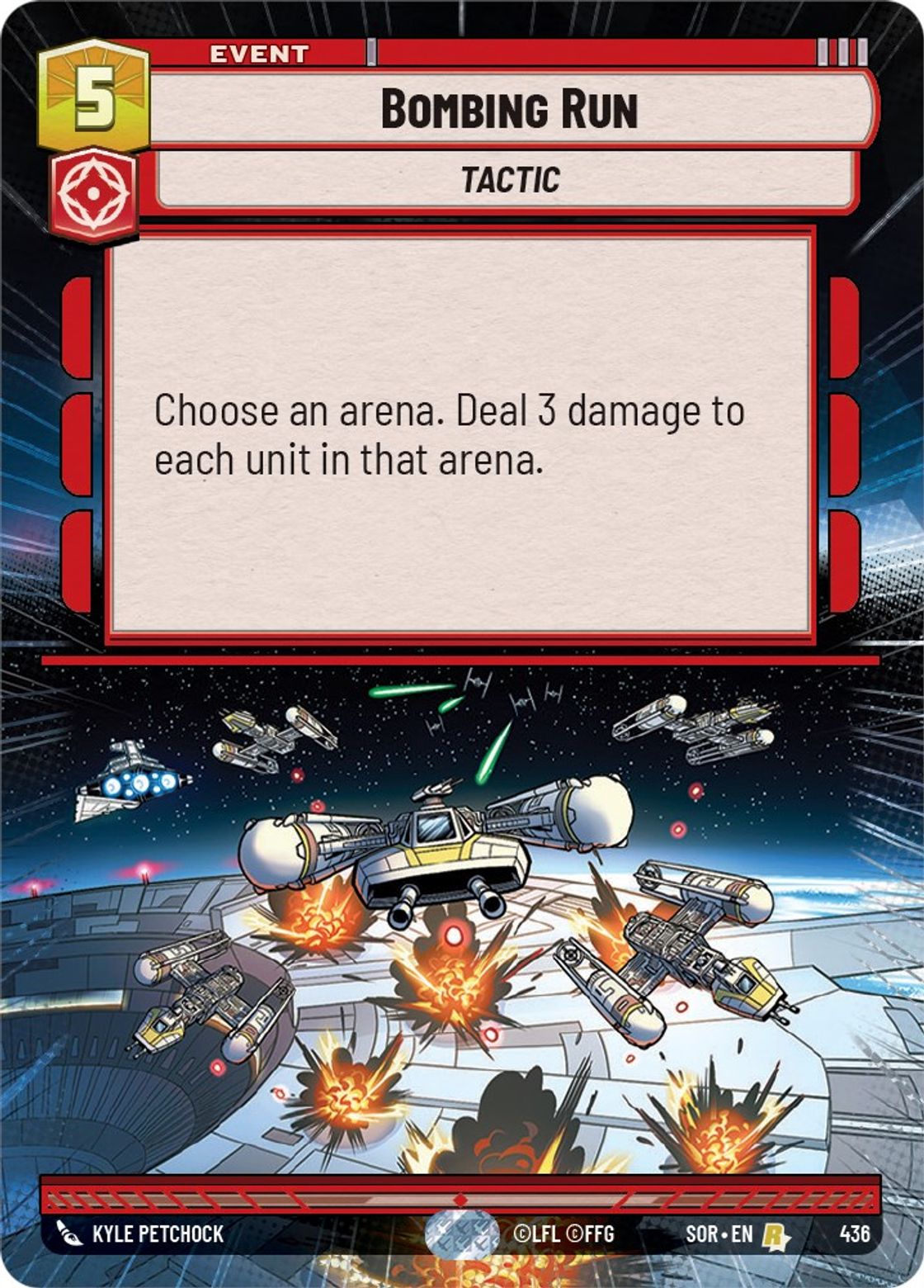 Bombing Run — Spark of Rebellion 436