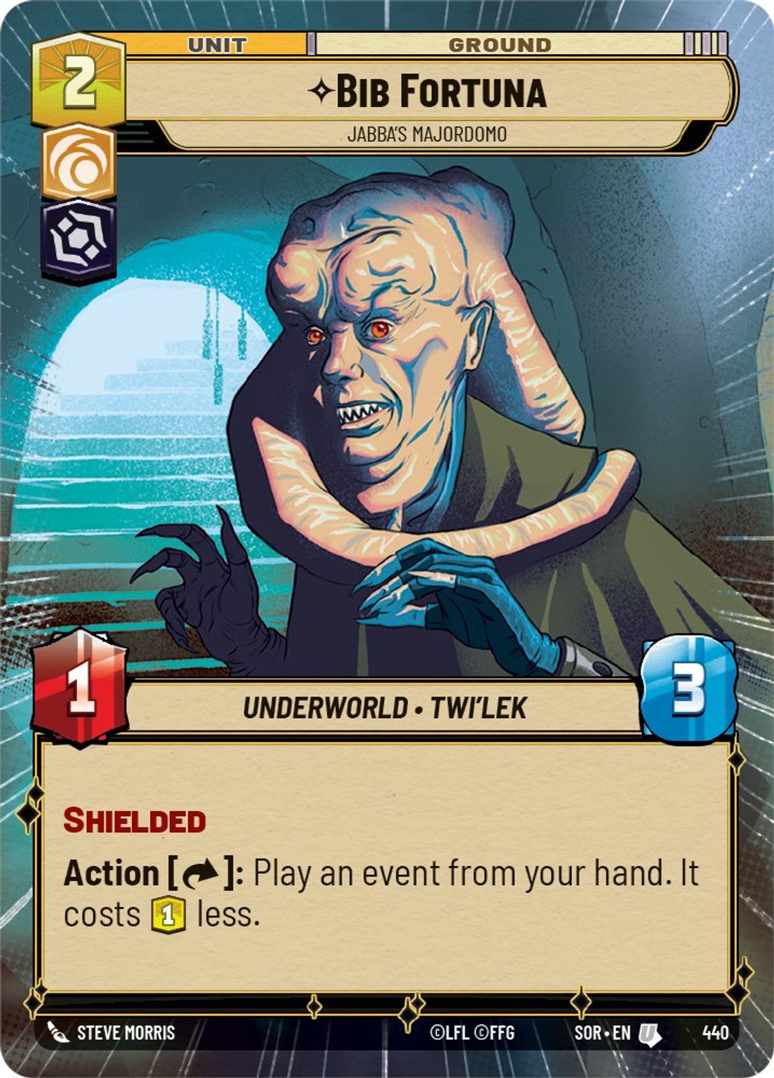 Bib Fortuna, Jabba's Majordomo — Spark of Rebellion 440