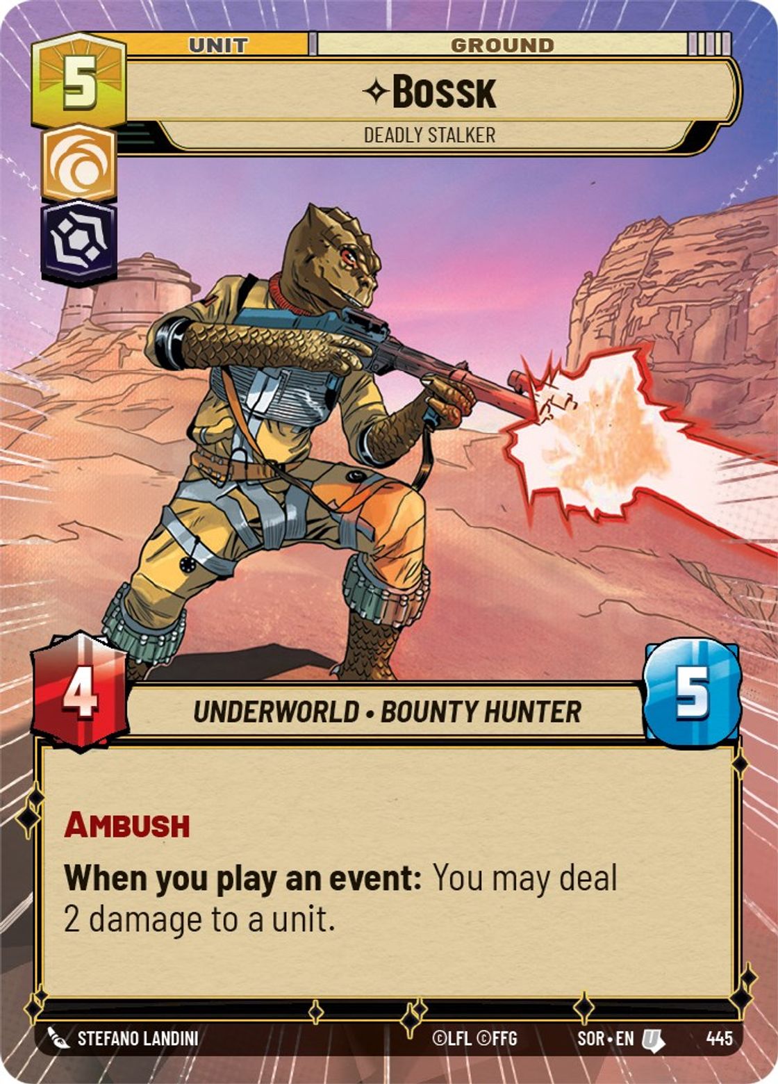 Bossk, Deadly Stalker — Spark of Rebellion 445