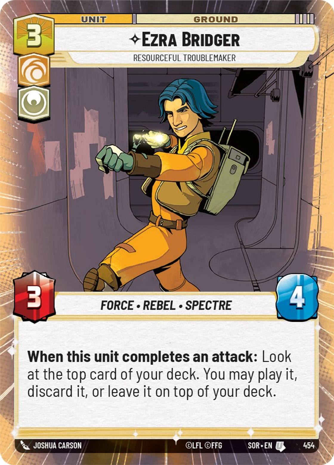 Ezra Bridger, Resourceful Troublemaker — Spark of Rebellion 454