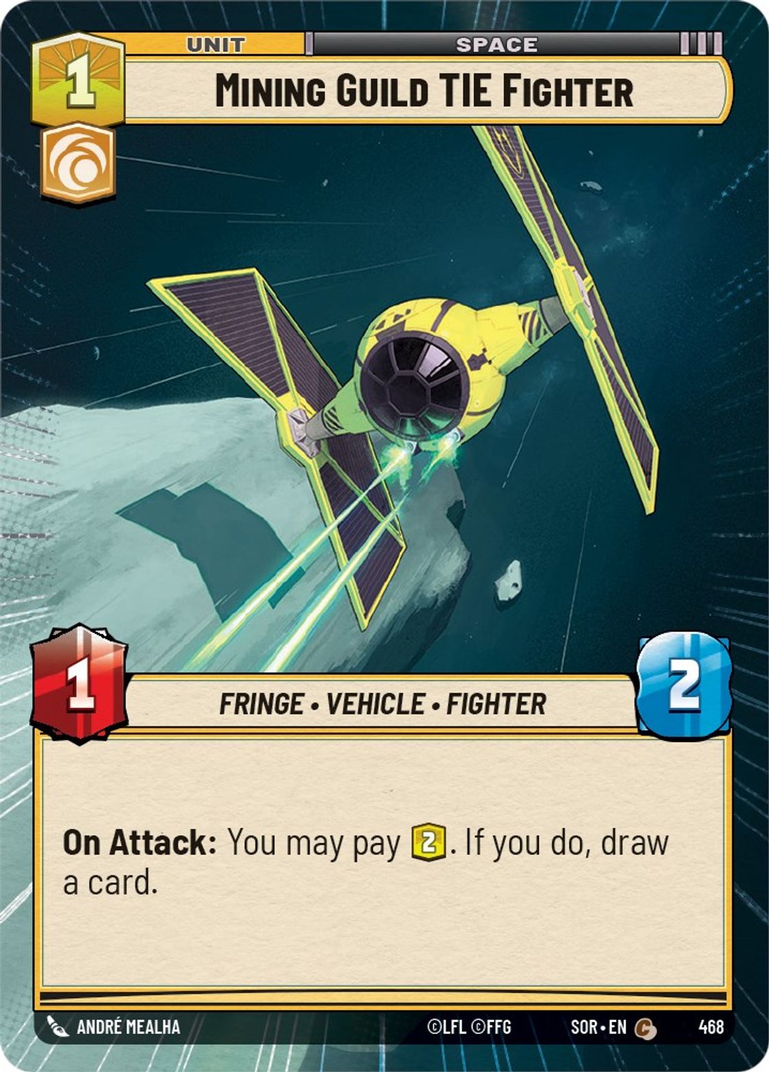 Mining Guild TIE Fighter — Spark of Rebellion 468