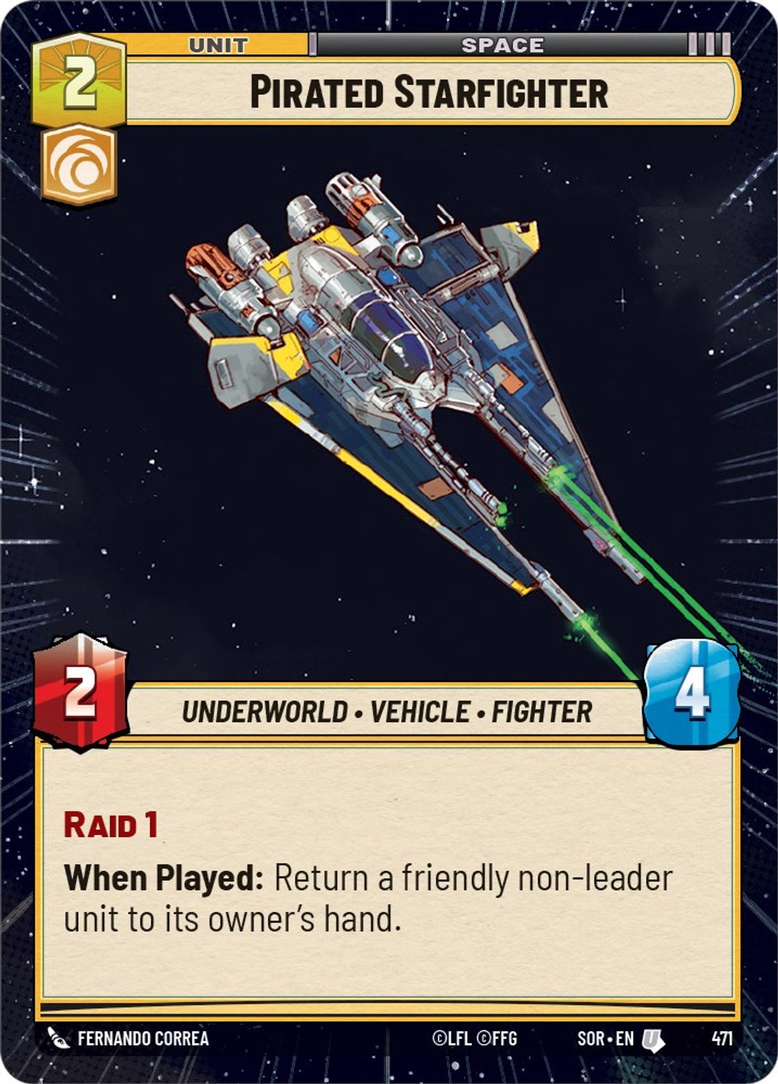 Pirated Starfighter — Spark of Rebellion 471