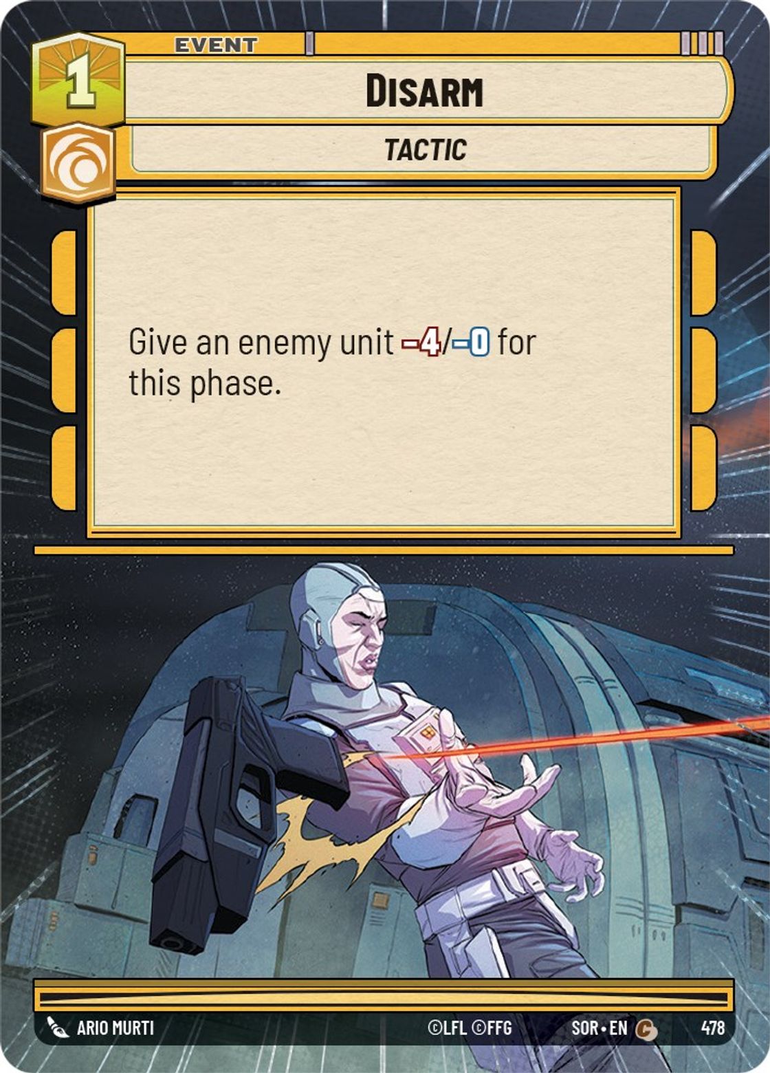 Disarm — Spark of Rebellion 478