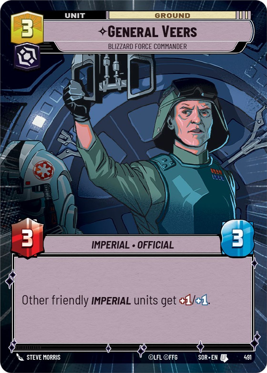 General Veers, Blizzard Force Commander — Spark of Rebellion 491