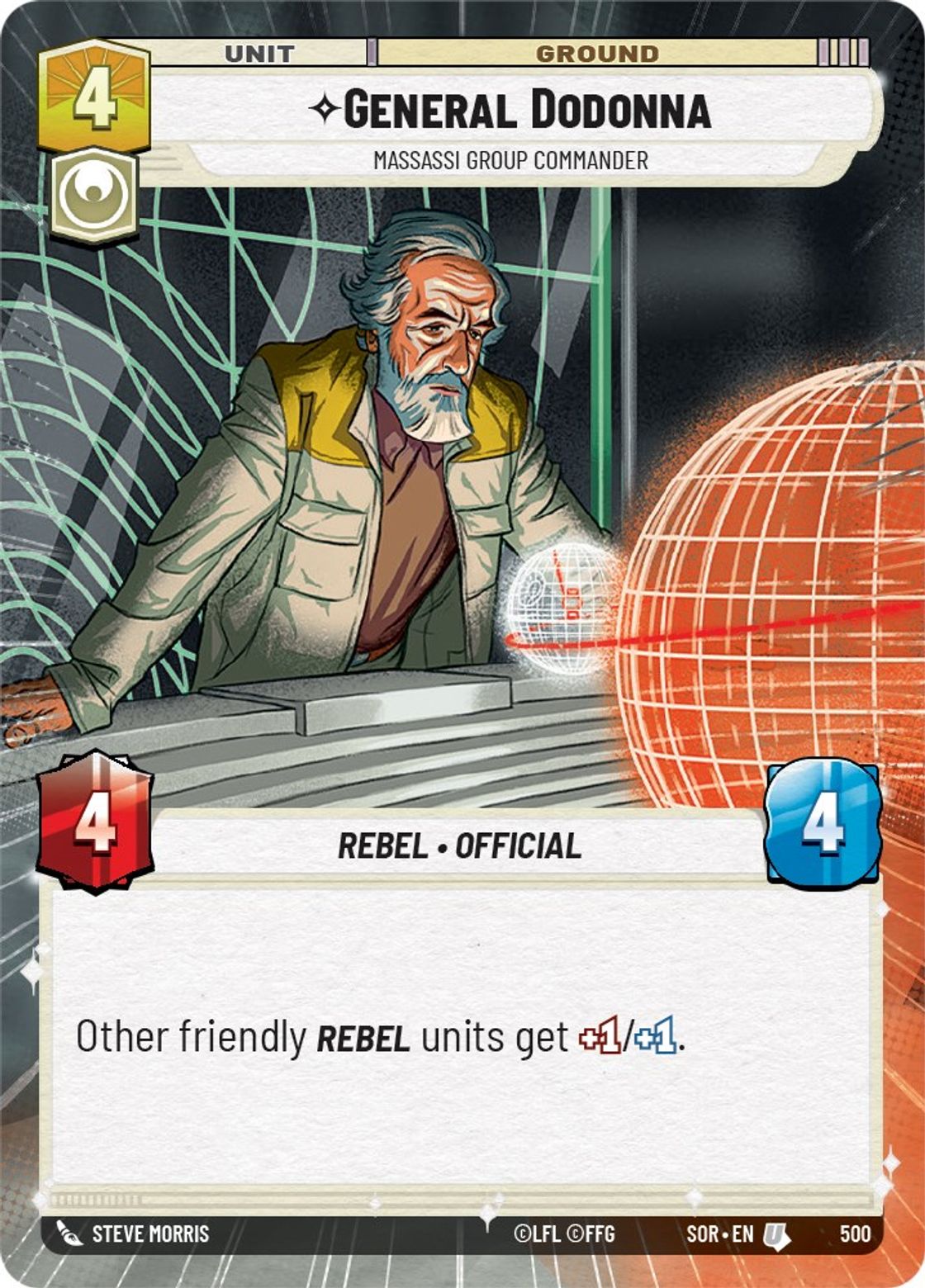 General Dodonna, Massassi Group Commander — Spark of Rebellion 500