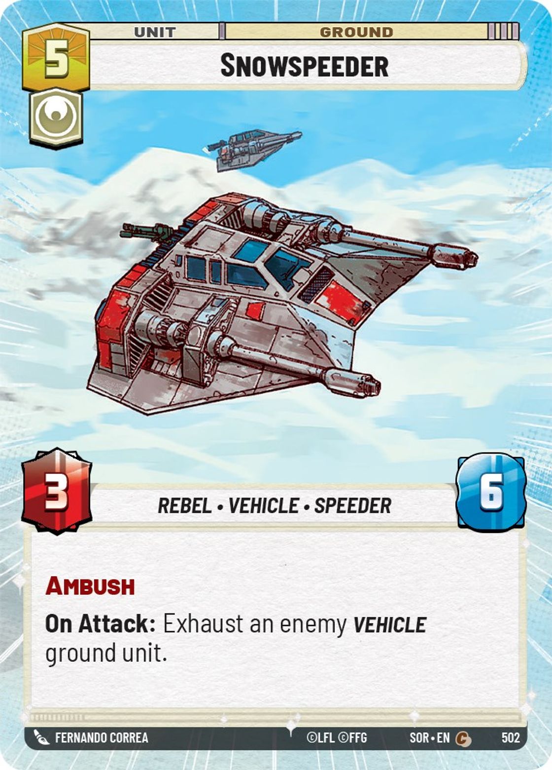 Snowspeeder — Spark of Rebellion 502