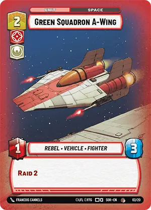 Green Squadron A-Wing — Spark of Rebellion - OP Promo 002