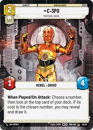C-3P0, Protocol Droid — Spark of Rebellion - OP Promo 009