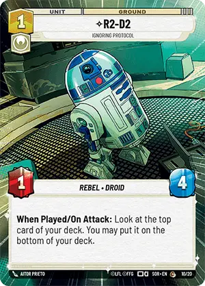 R2-D2, Ignoring Protocol — Spark of Rebellion - OP Promo 010