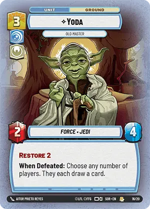Yoda, Old Master — Spark of Rebellion - OP Promo 016