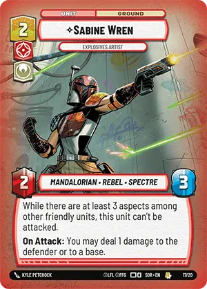 Sabine Wren, Explosives Artist — Spark of Rebellion - OP Promo 017