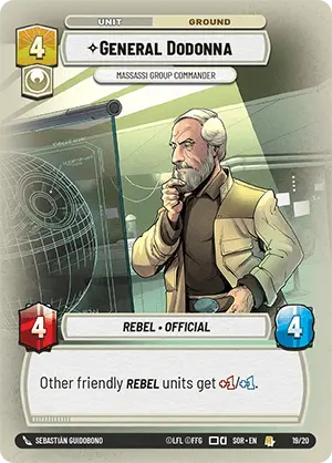 General Dodonna, Massassi Group Commander — Spark of Rebellion - OP Promo 019