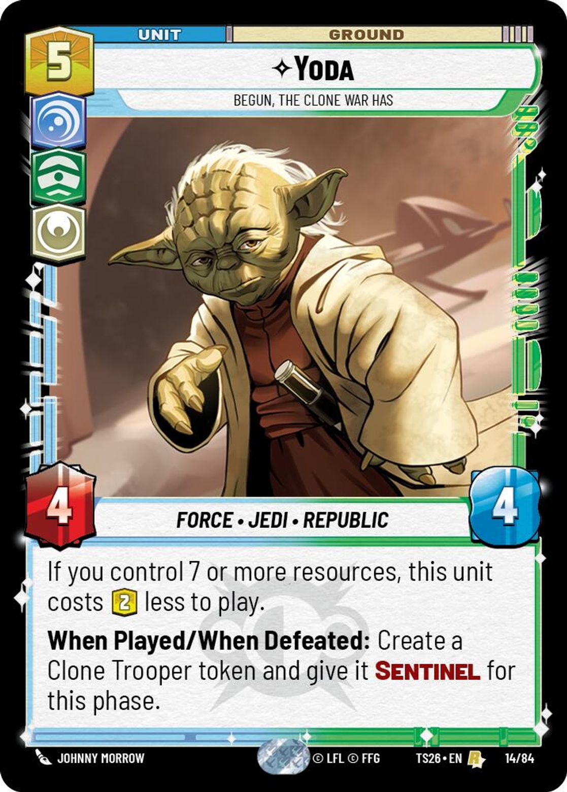 Yoda, Begun, the Clone War Has