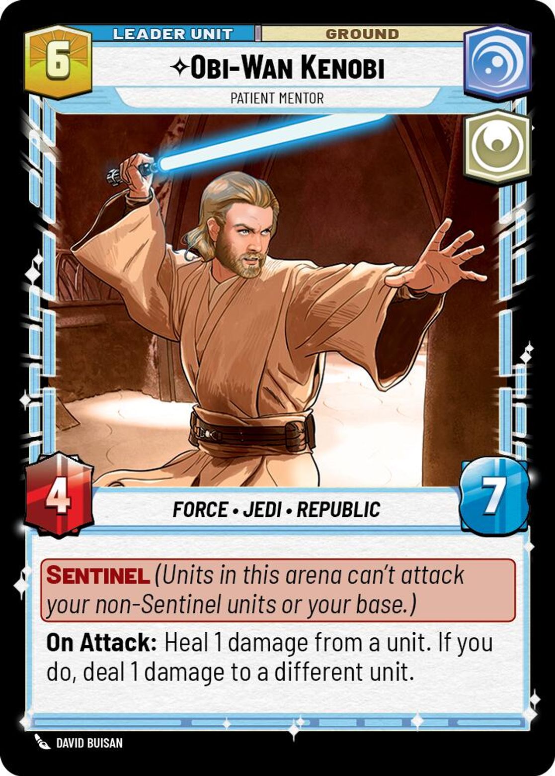 Obi-Wan Kenobi, Patient Mentor (verso)