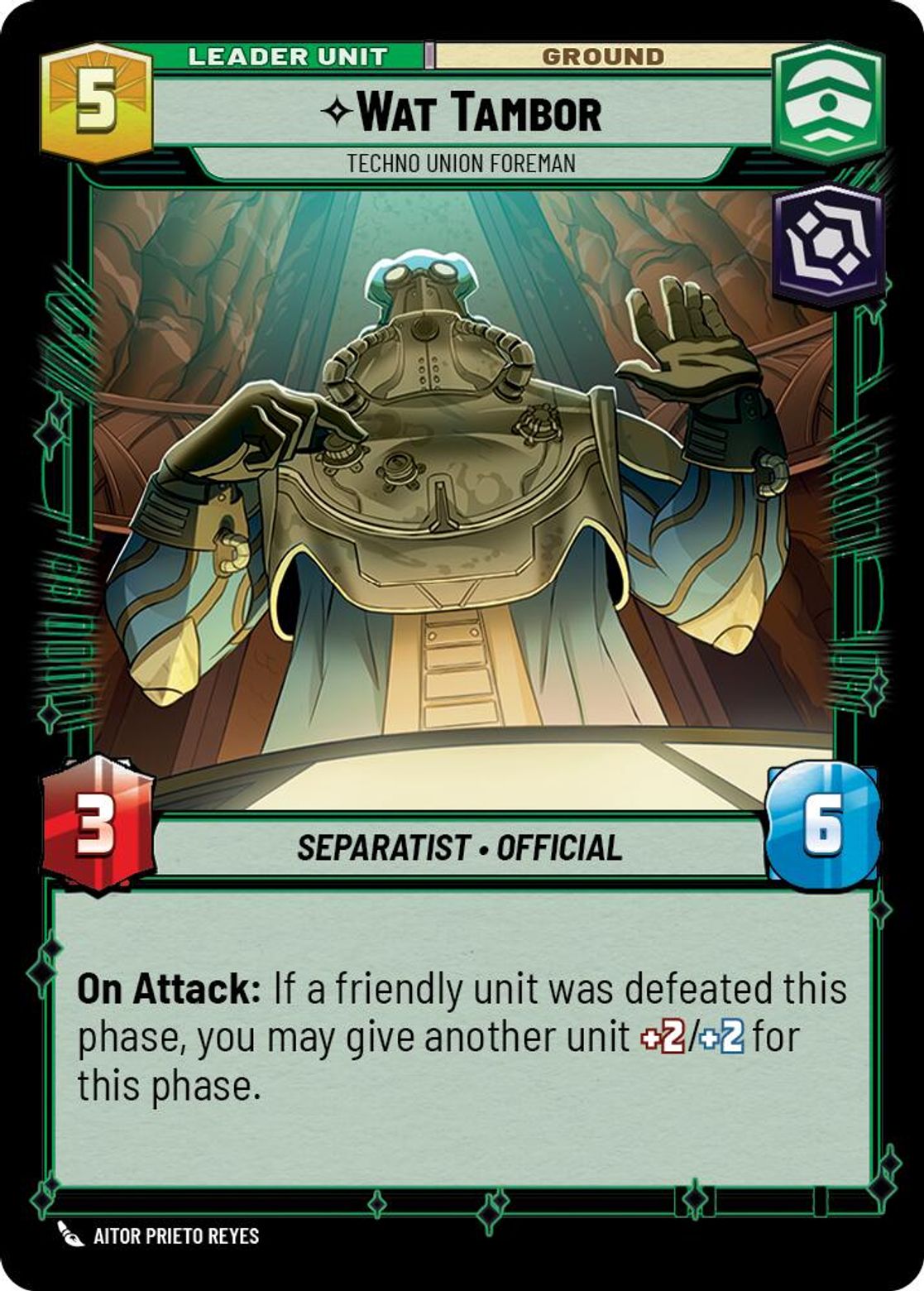 Wat Tambor, Techno Union Foreman (verso)