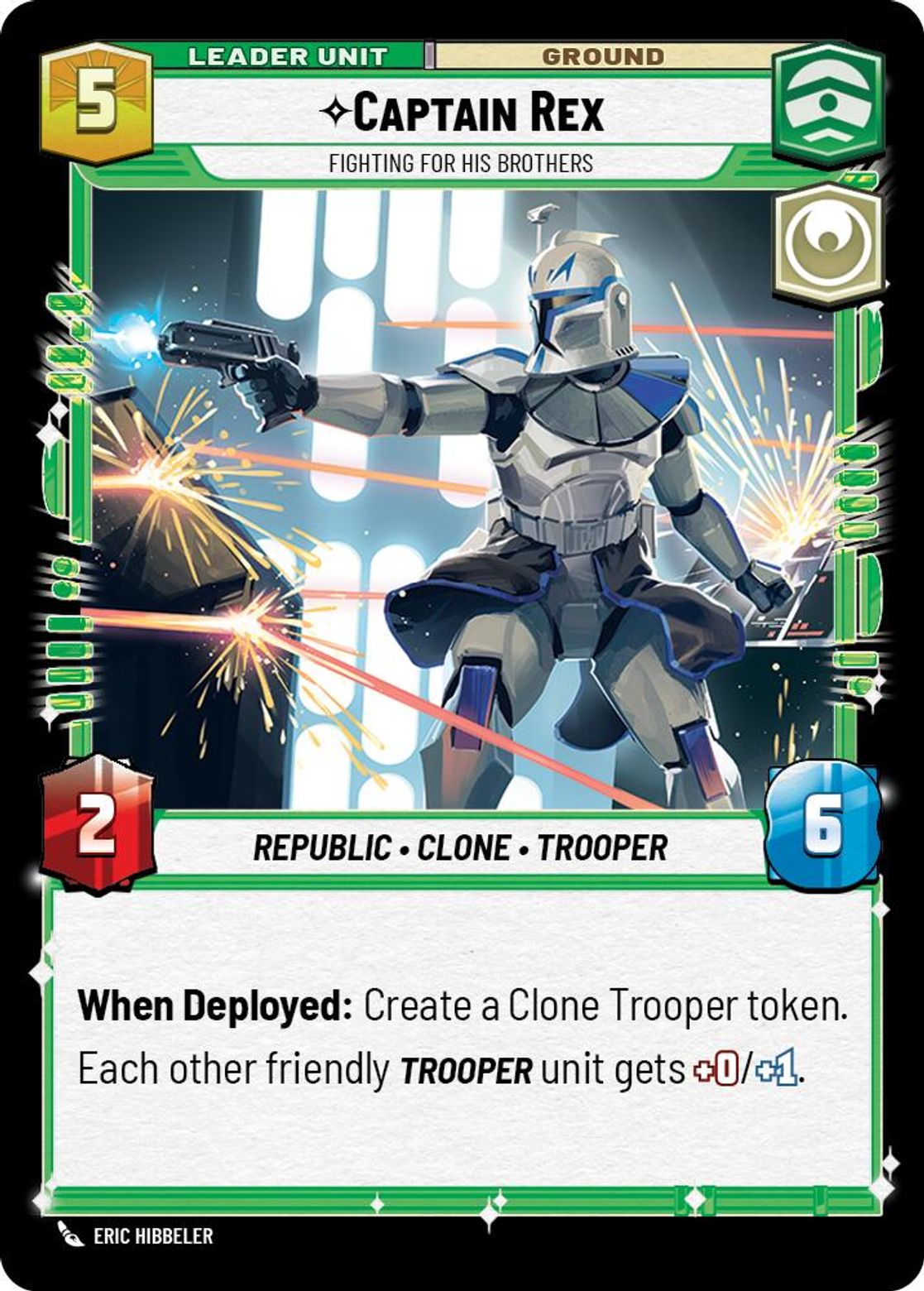 Captain Rex, Fighting For His Brothers (verso)