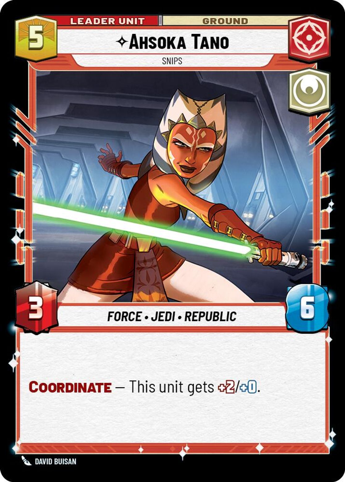 Ahsoka Tano, Snips (verso)