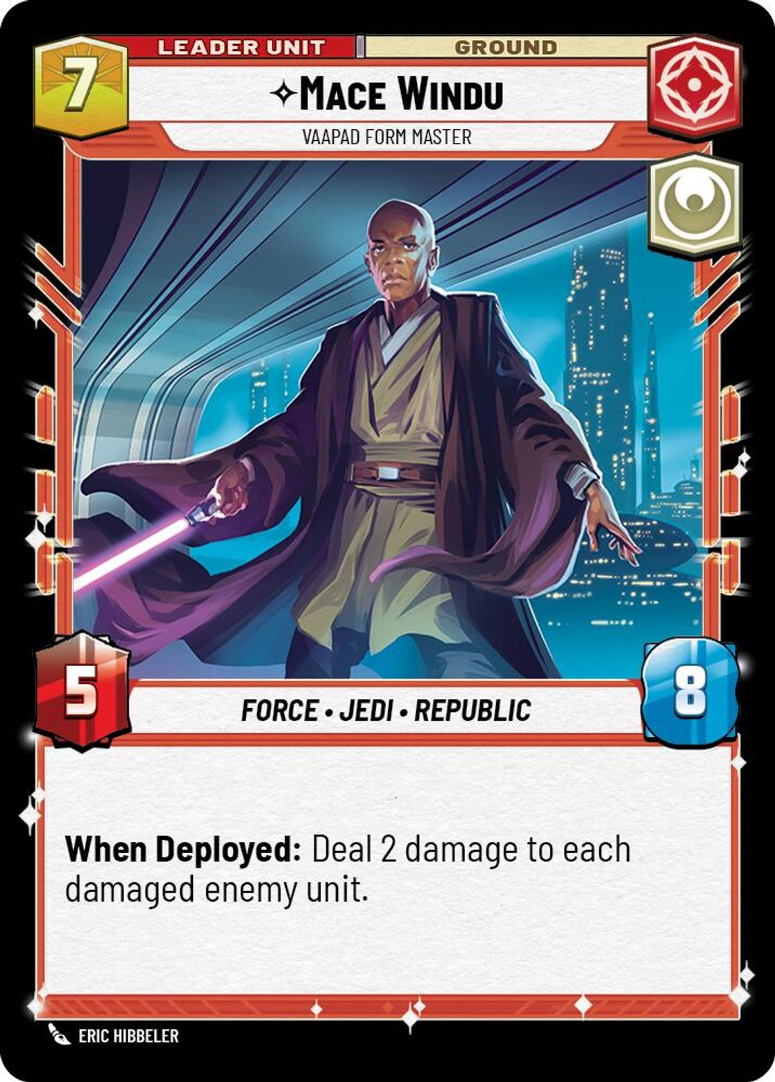 Mace Windu, Vaapad Form Master (verso)